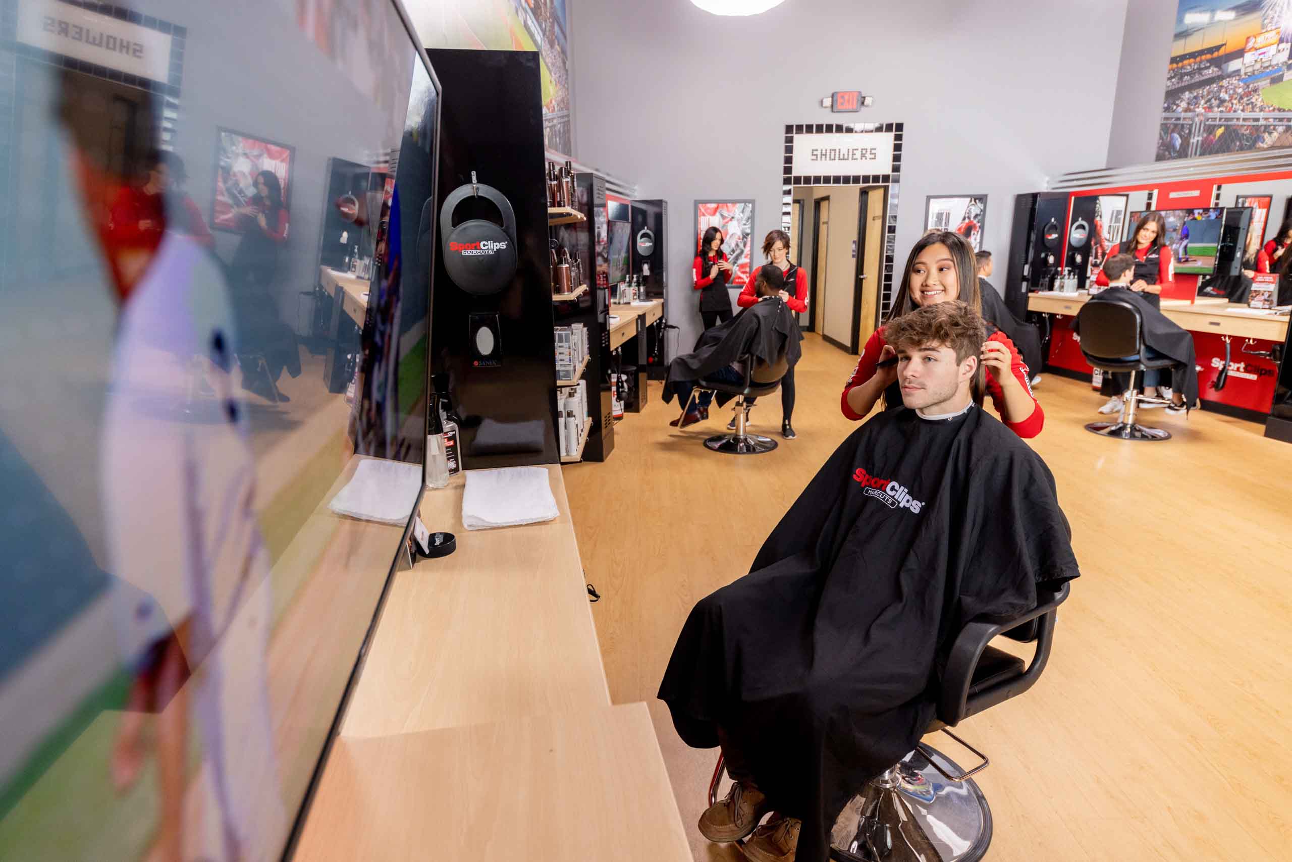 Stylist AS and Client C Watching TV 01-2