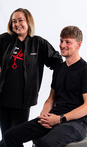stylist jennifer and customer