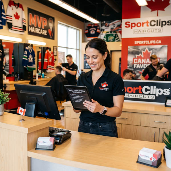sport clips franchisee with checklist